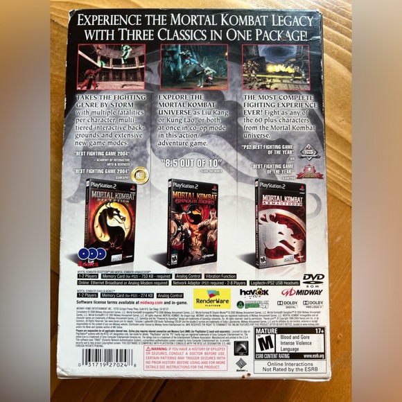 Mortal Kombat Kollection ps2 - Picture 2 of 6